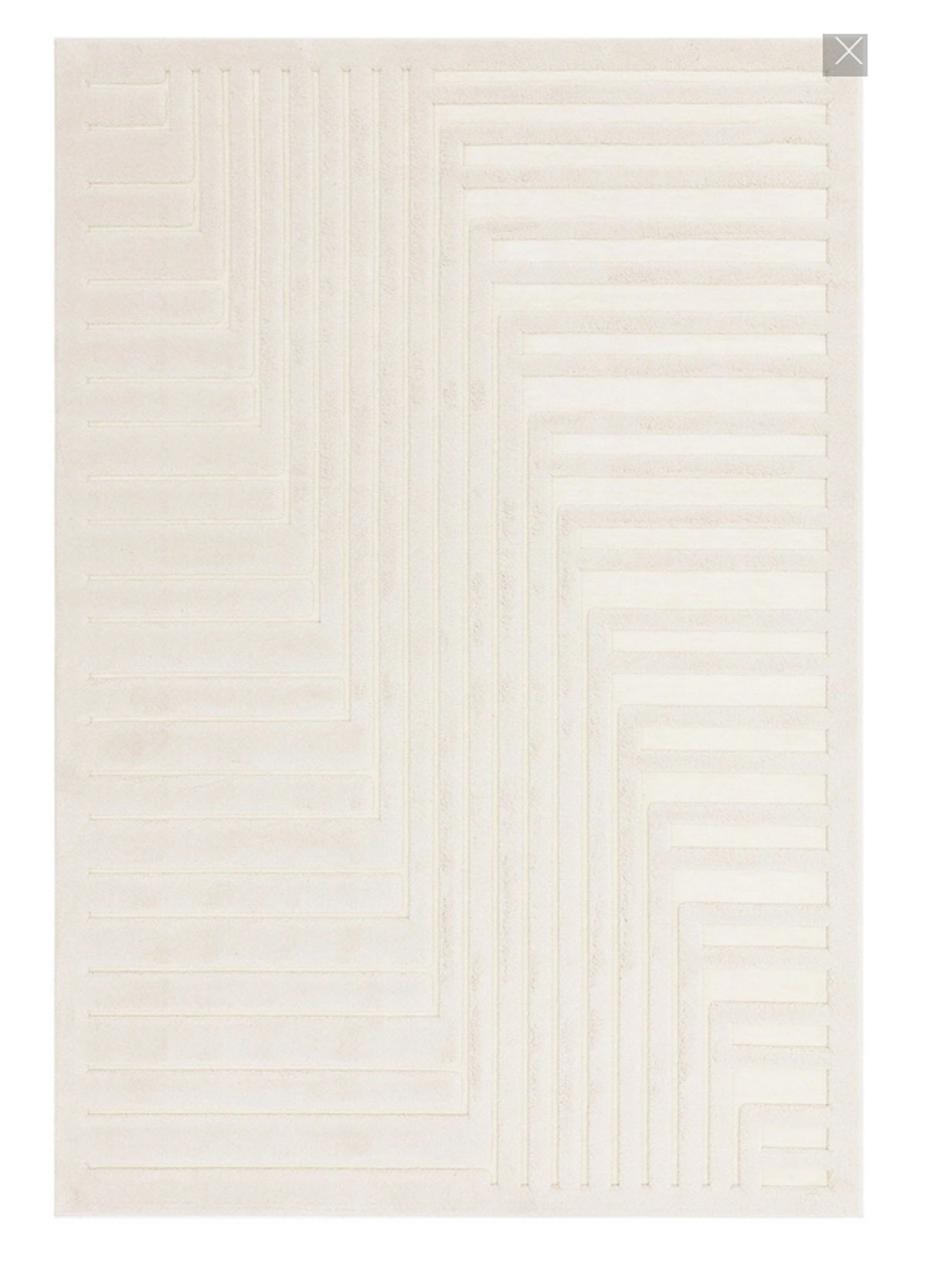 Alfombra de salón moderna de algodón DAKAR