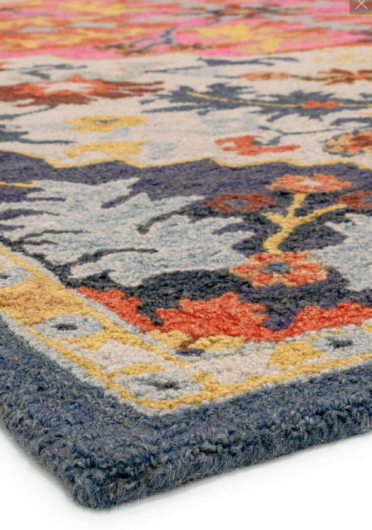 Alfombra de lana de estilo oriental BONDI MEDAILLON
