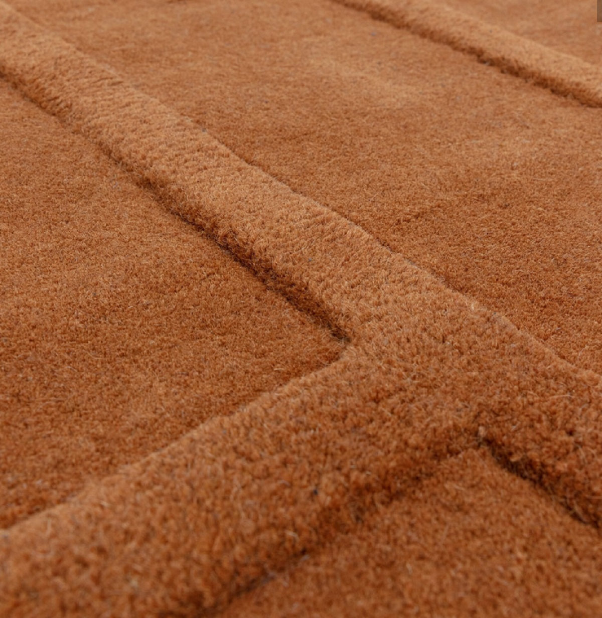 Tapis de salon moderne pure laine tufté main ZEMA