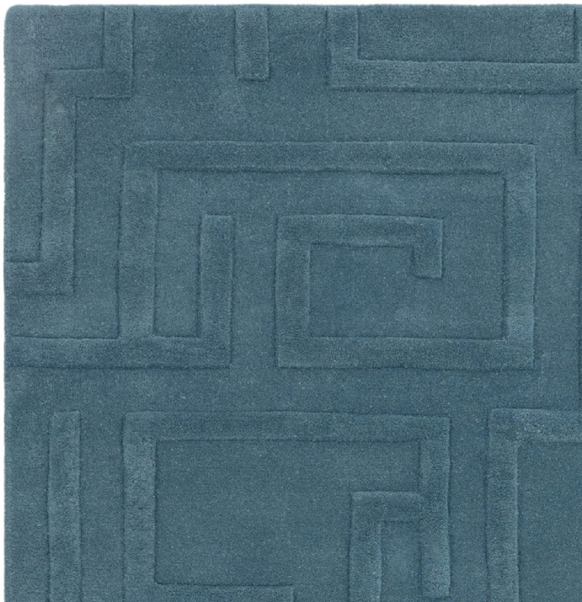 Tapis de salon moderne pure laine tufté main ZEMA