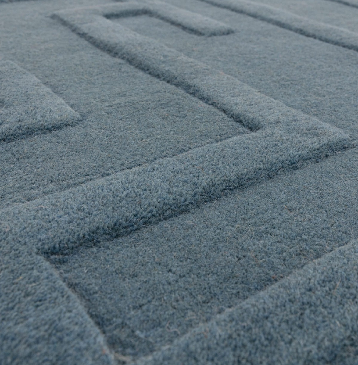 Tapis de salon moderne pure laine tufté main ZEMA
