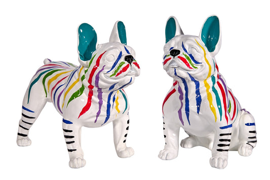 Escultura de estatua moderna GRAF DOGS - juego de 2