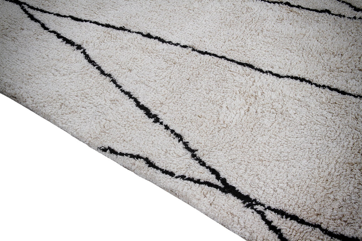 Tapis de style berbère tufté en coton REGA