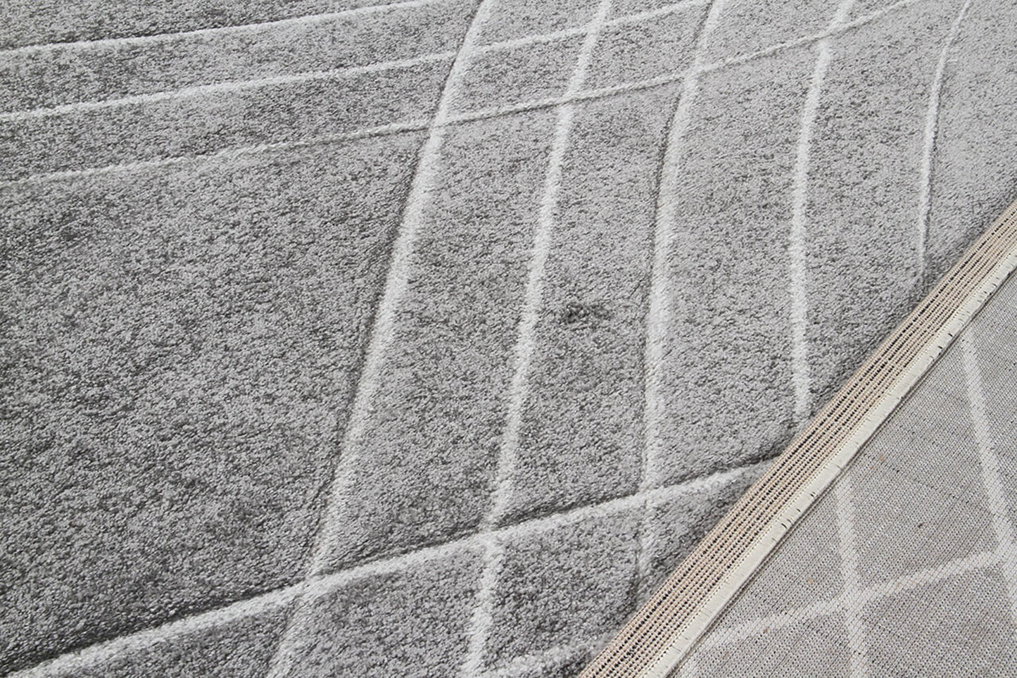 Tapis de salon moderne tissé plat BROWNIE