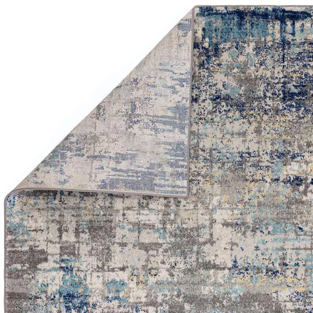 Tapis de salon moderne tissé plat HALO