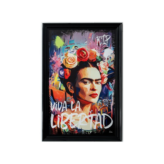 Cuadro con marco de madera de FRIDA