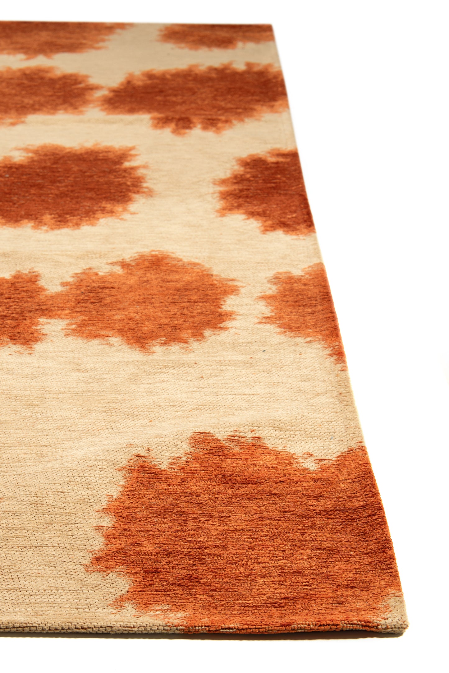 Tapis de salon moderne tissé plat BULLET