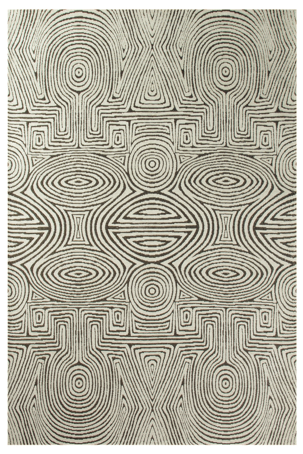 Tapis de salon moderne tissé plat HABANERO