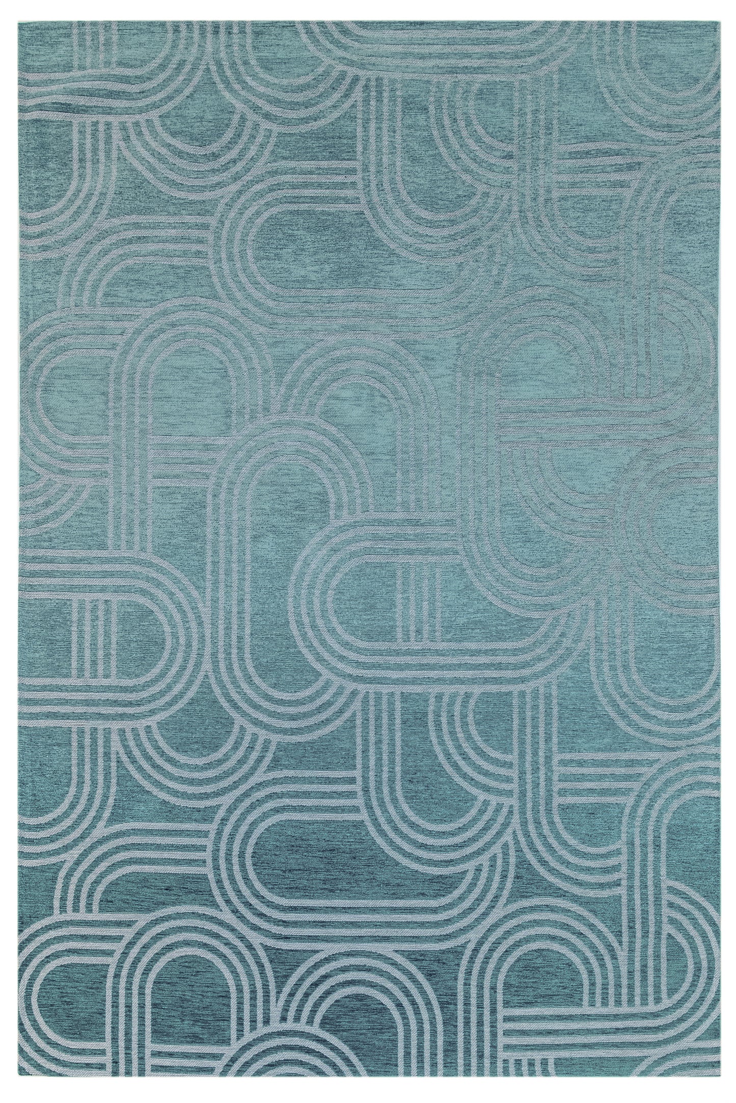 Tapis de salon moderne tissé plat FEVER