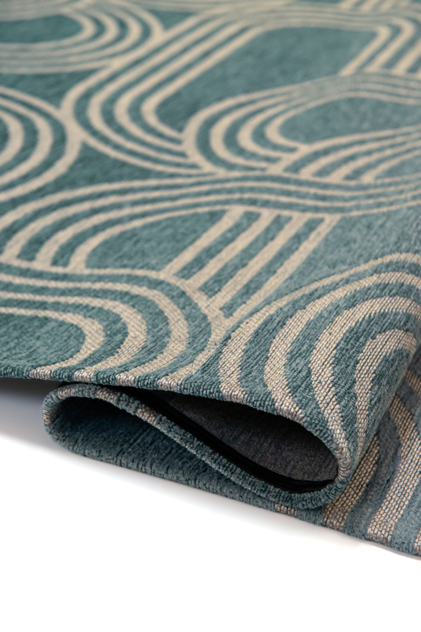 Tapis de salon moderne tissé plat FEVER