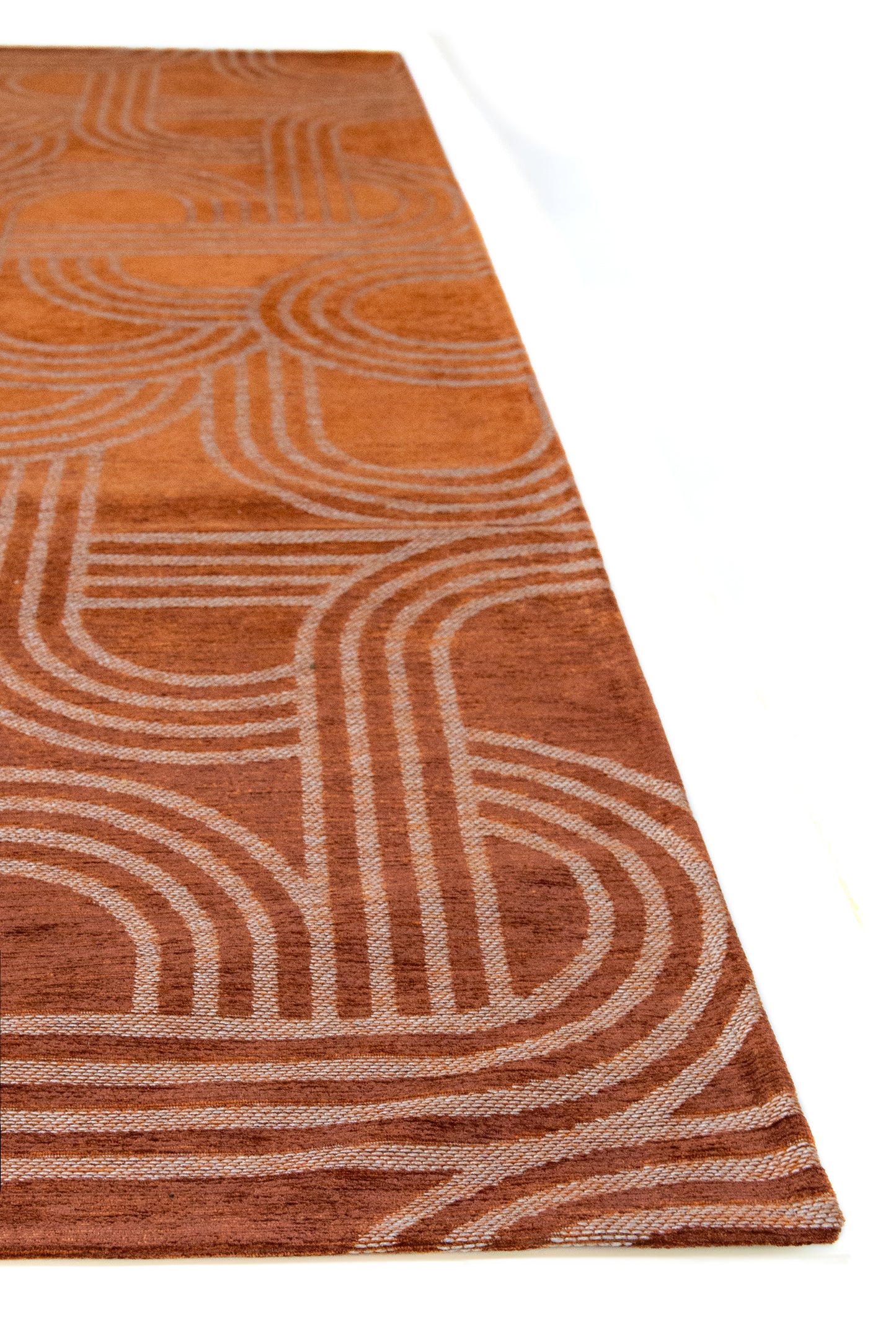 Tapis de salon moderne tissé plat FEVER