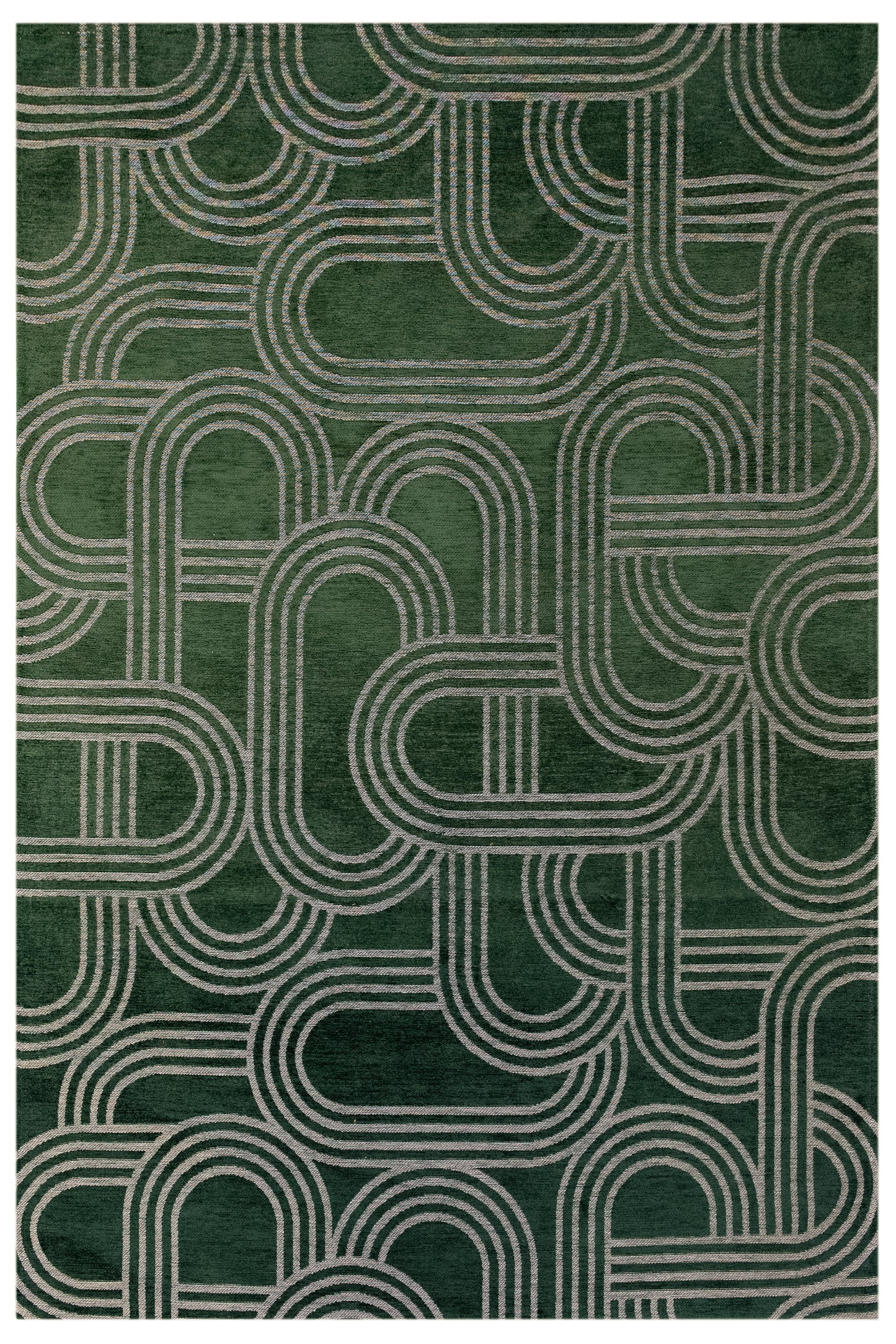 Tapis de salon moderne tissé plat FEVER