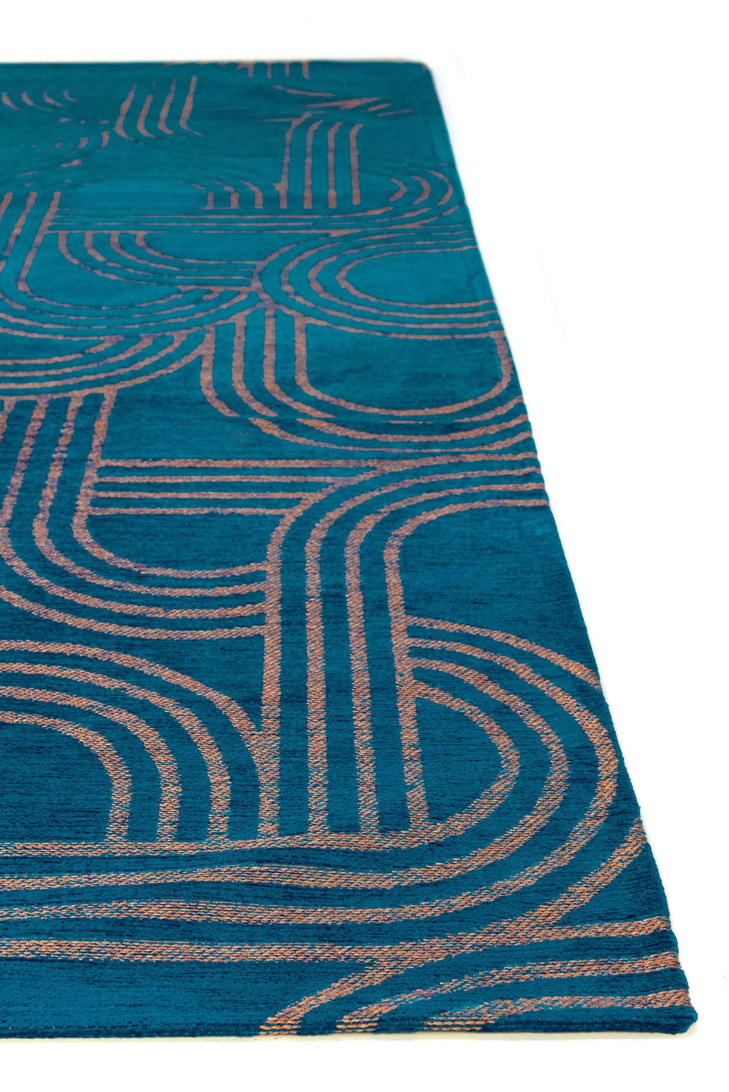 Tapis de salon moderne tissé plat FEVER