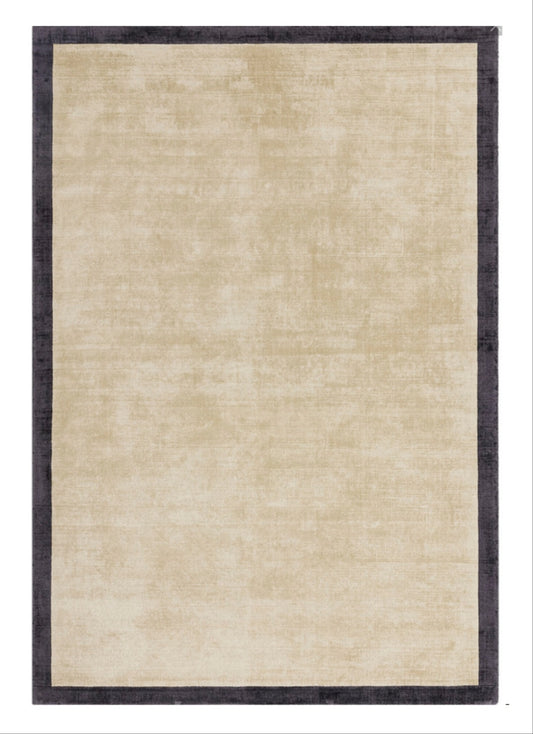 Tapis de salon tissé main en viscose LAME NEO