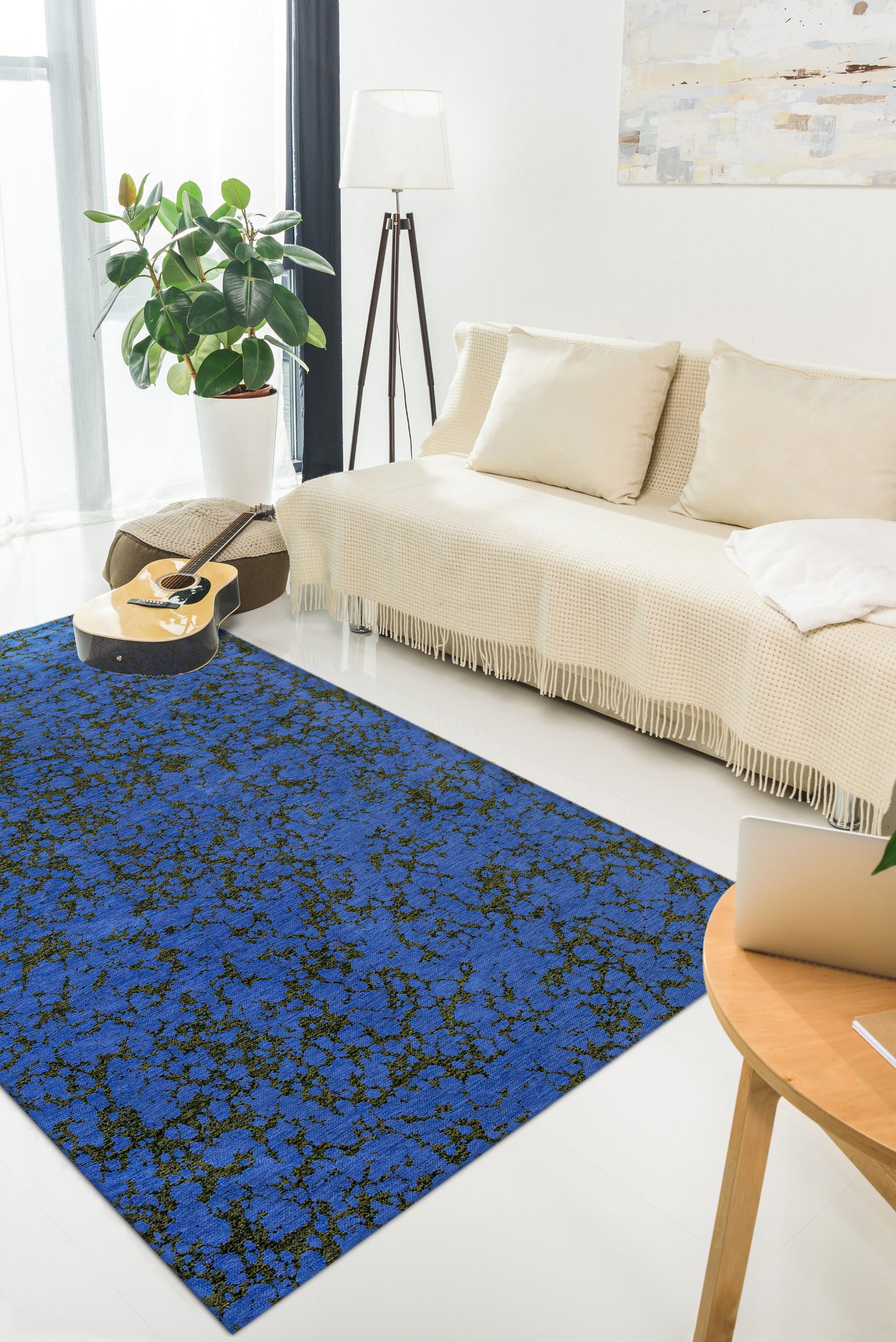 Alfombra moderna de tejido plano para sala de estar GLOOM