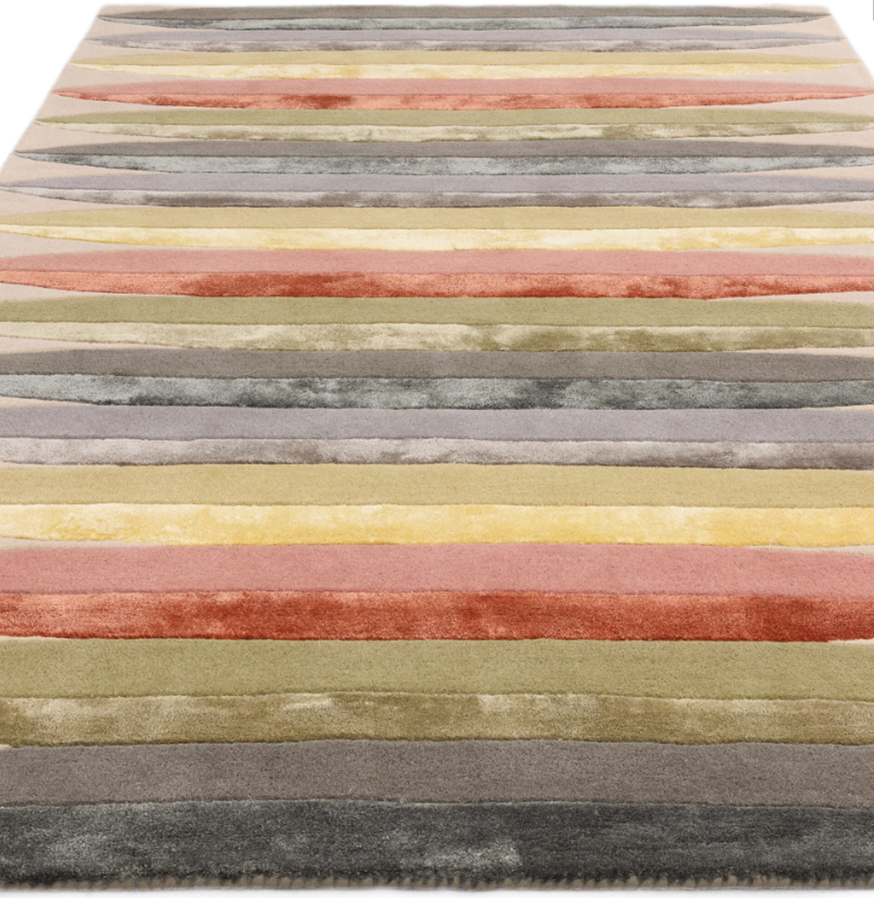 Tapis moderne tufté main en laine DOP