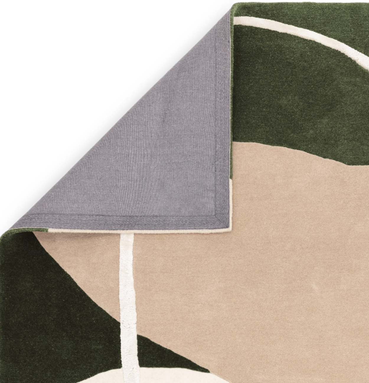 Tapis moderne tufté main en laine KATO