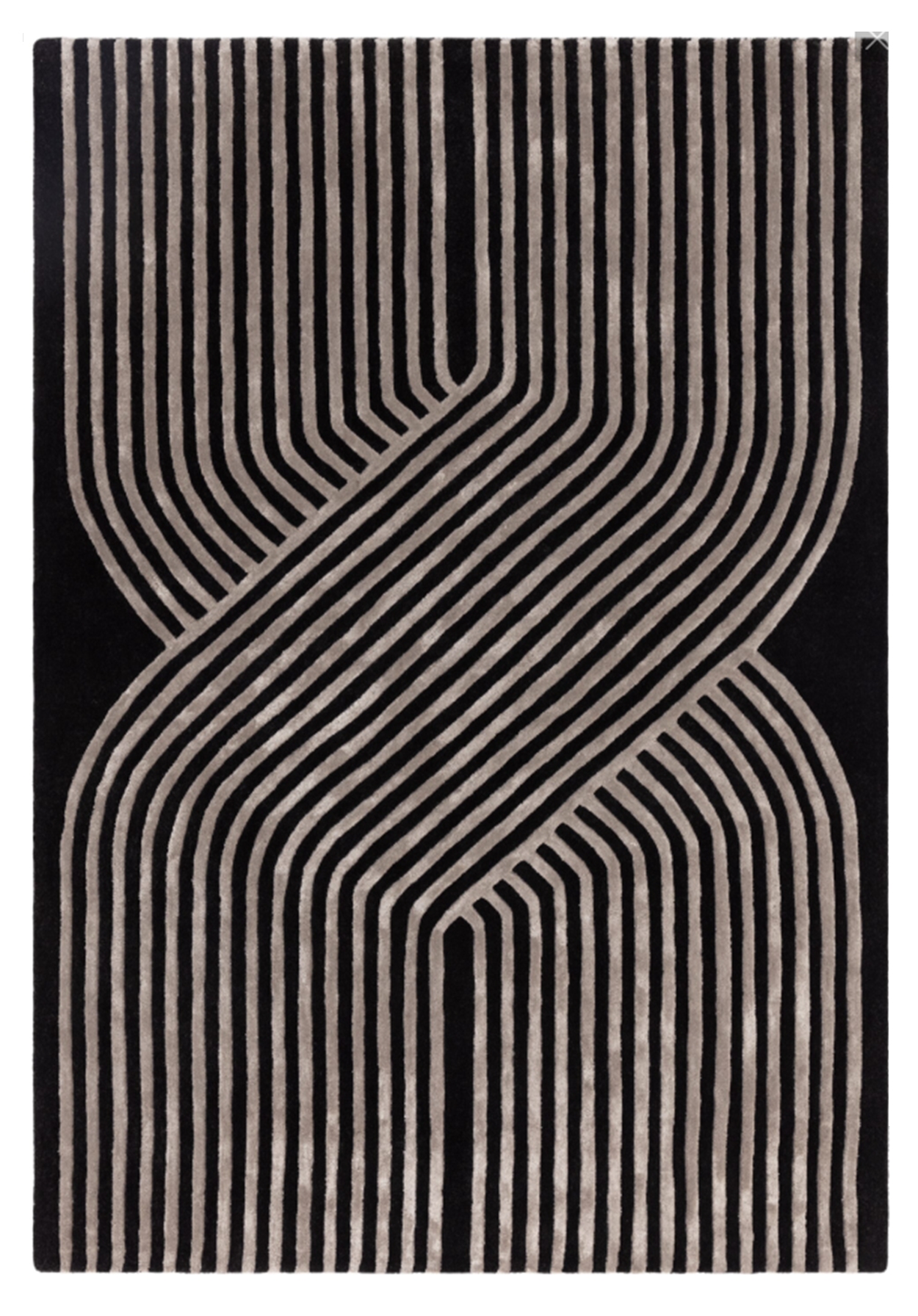 Tapis moderne tufté main en laine ACME