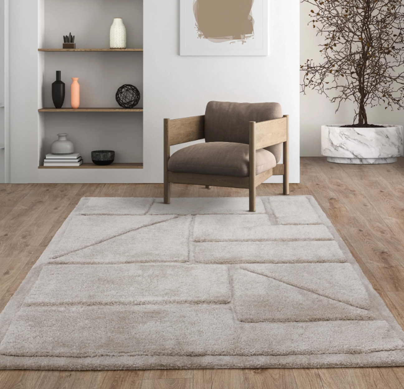 Alfombra moderna para sala de estar AMBIT