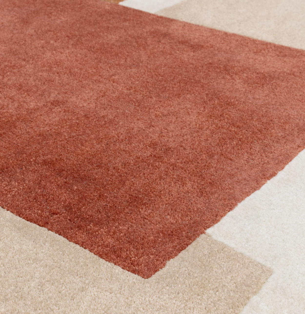 Tapis moderne tufté main CUTTY