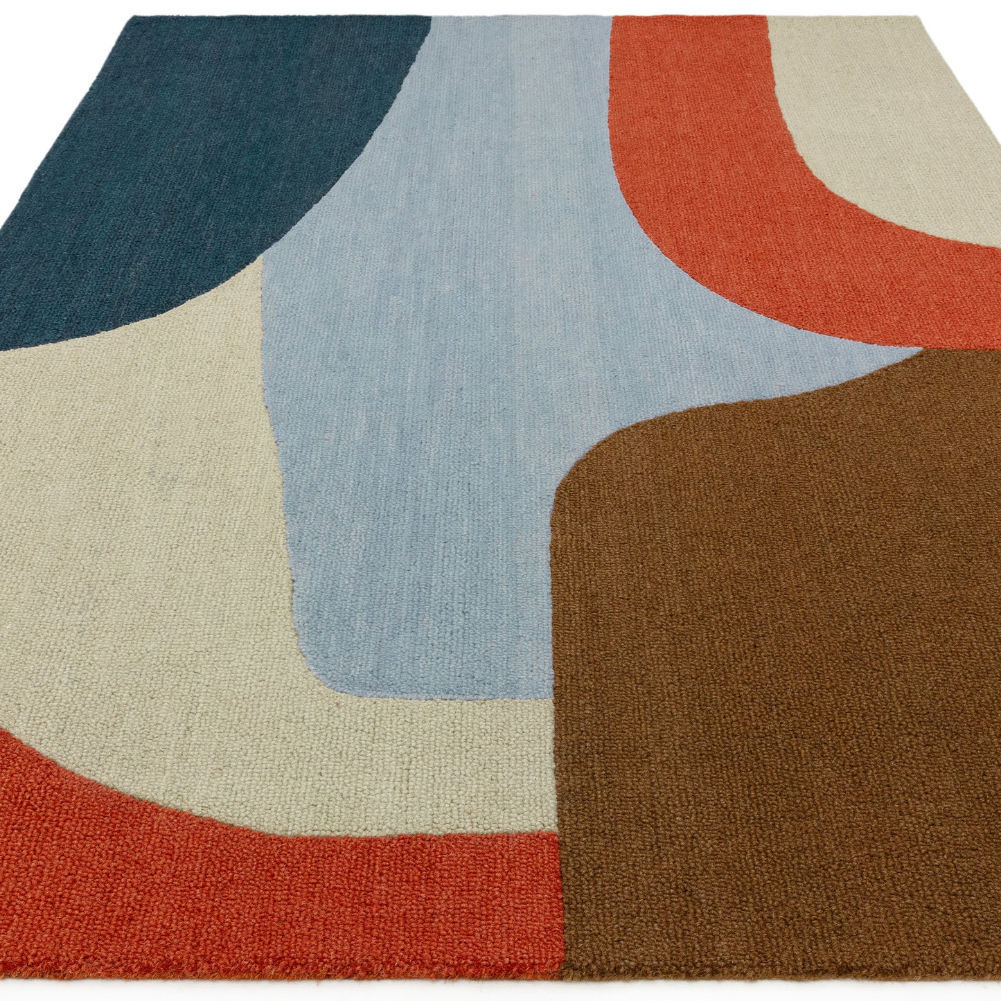 Tapis de salon et chambre tufté laine NORMA