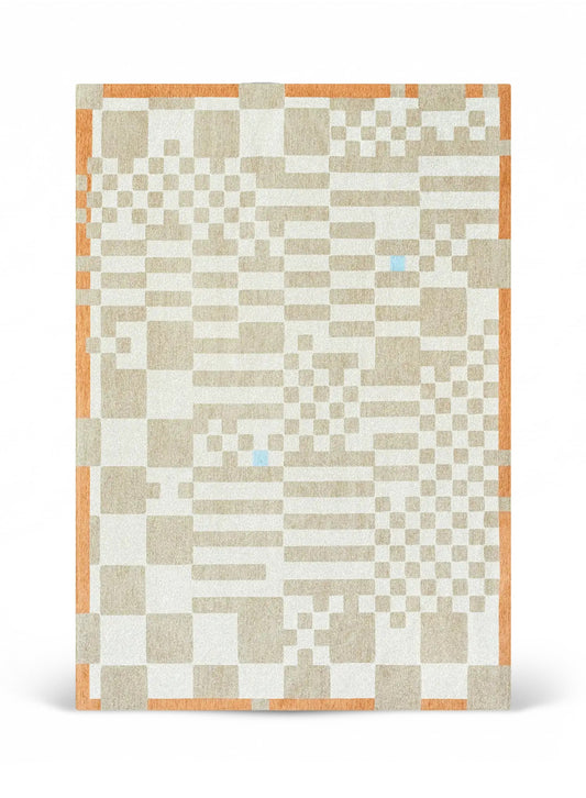 Tapis tissé plat moderne CHECKMATE