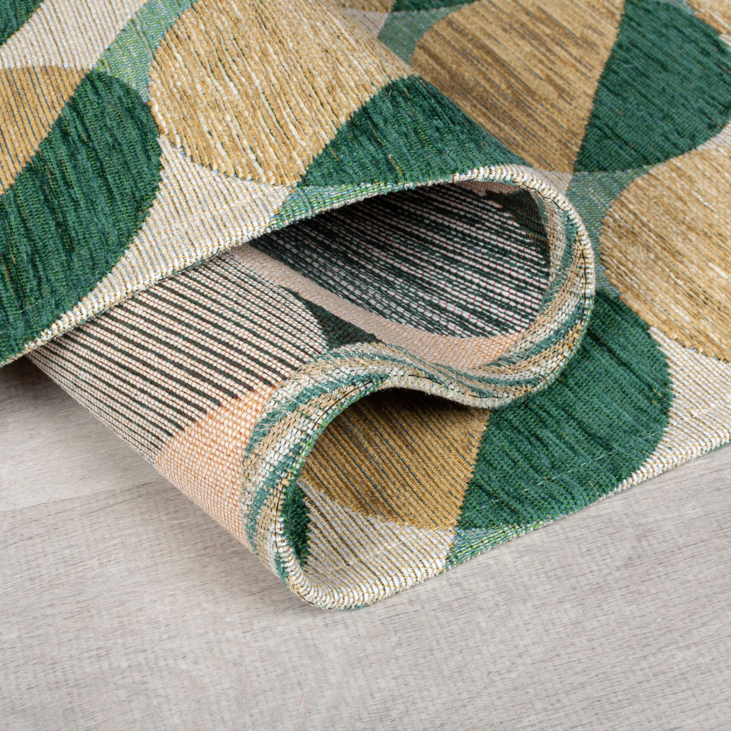 Tapis de salon moderne tissé plat TRIBECA