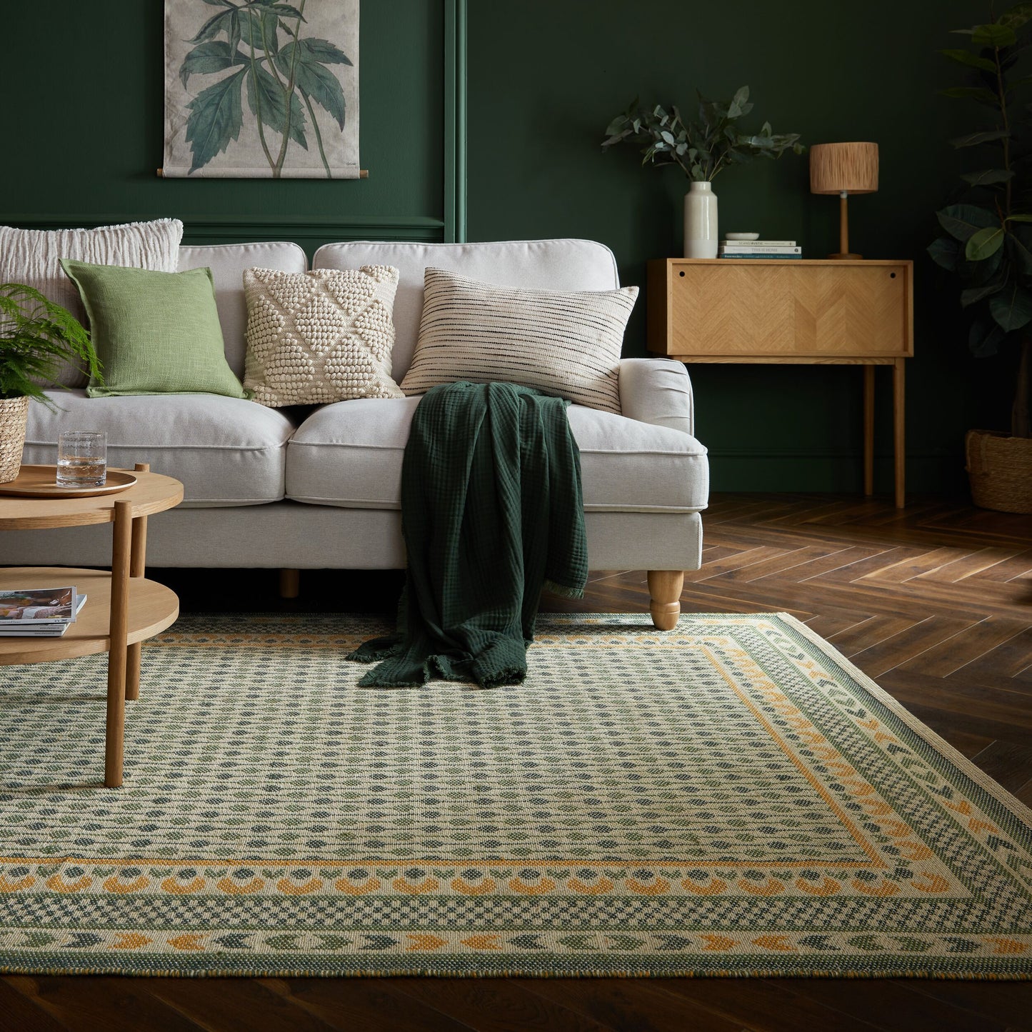 Tapis de salon en jute RAMA