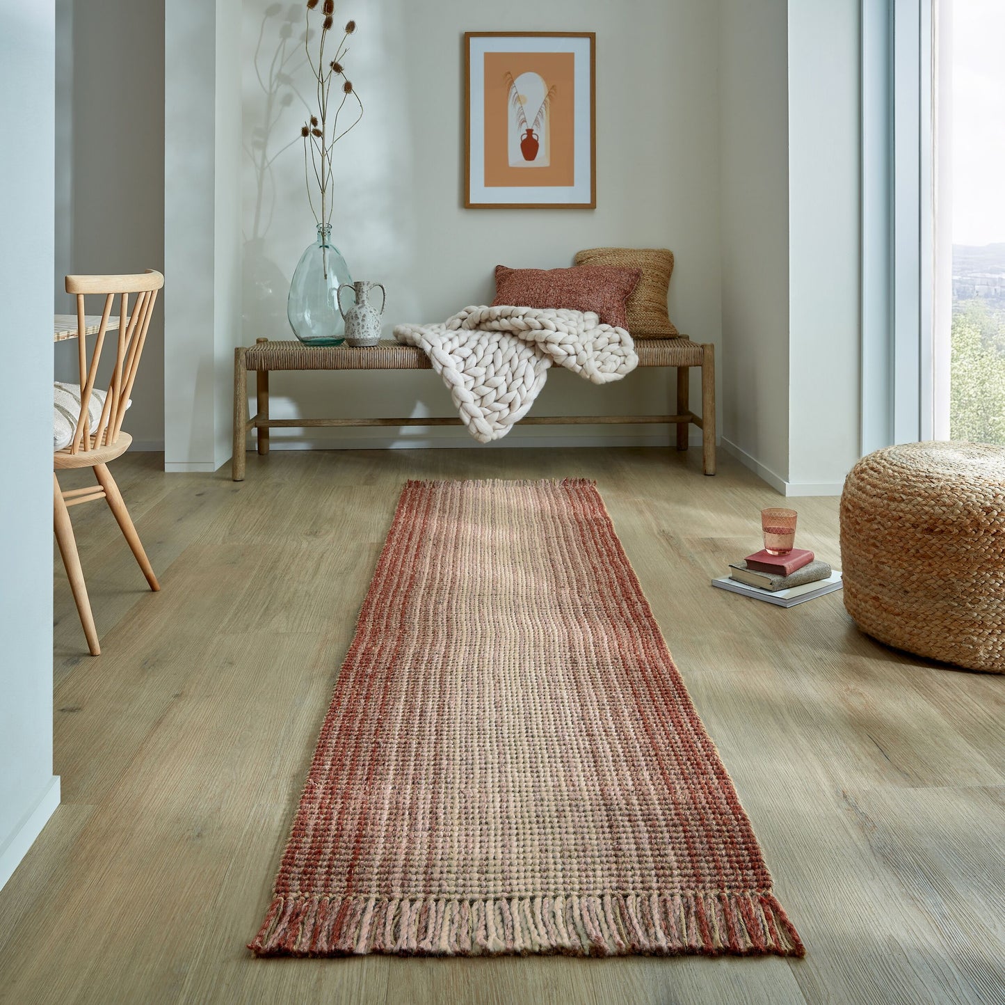 Tapis de salon en jute MOTTA