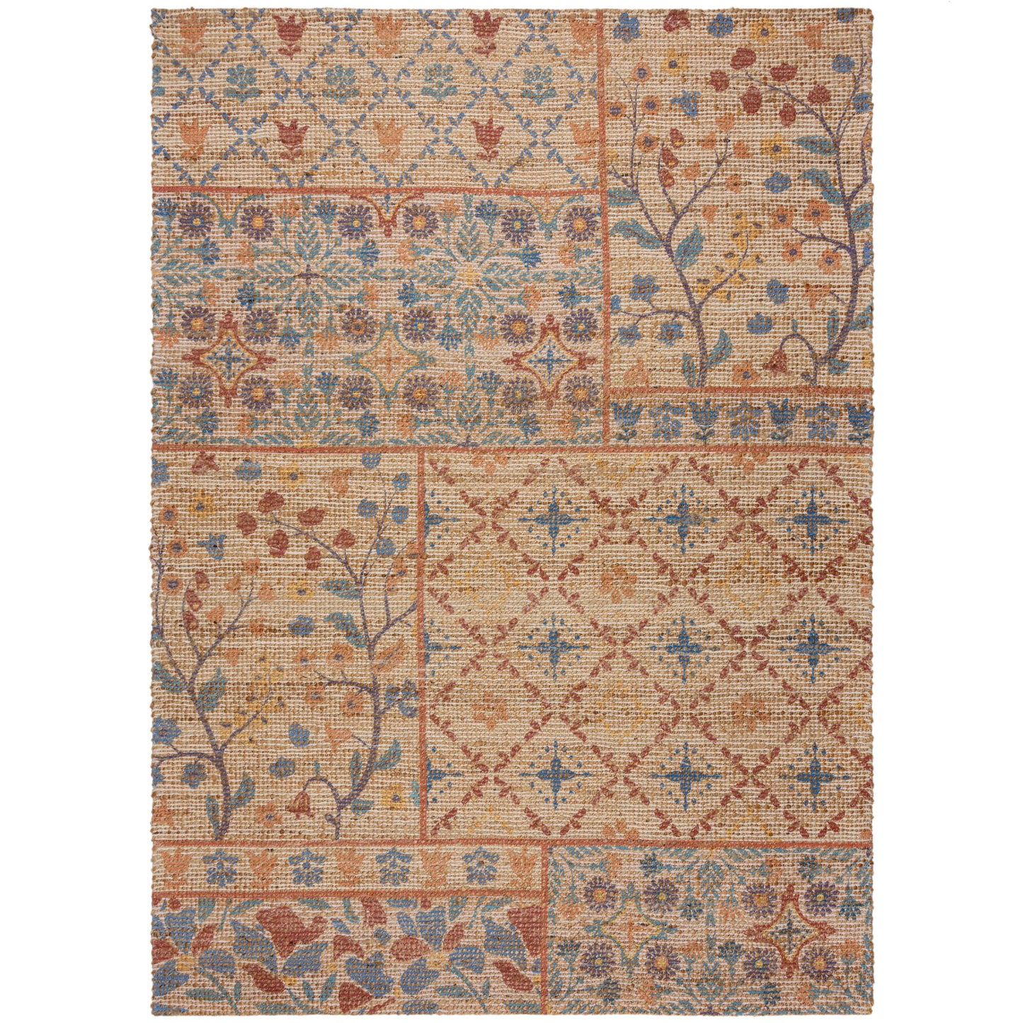 Tapis de salon et chambre pure jute RIALTO