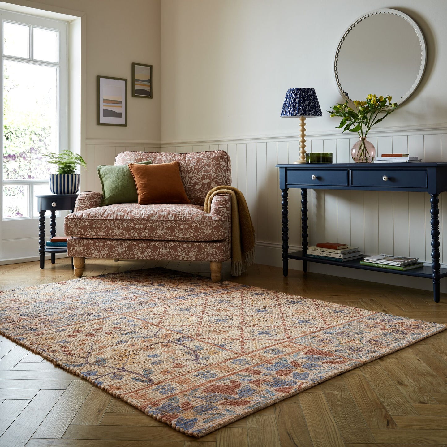 Tapis de salon et chambre pure jute RIALTO