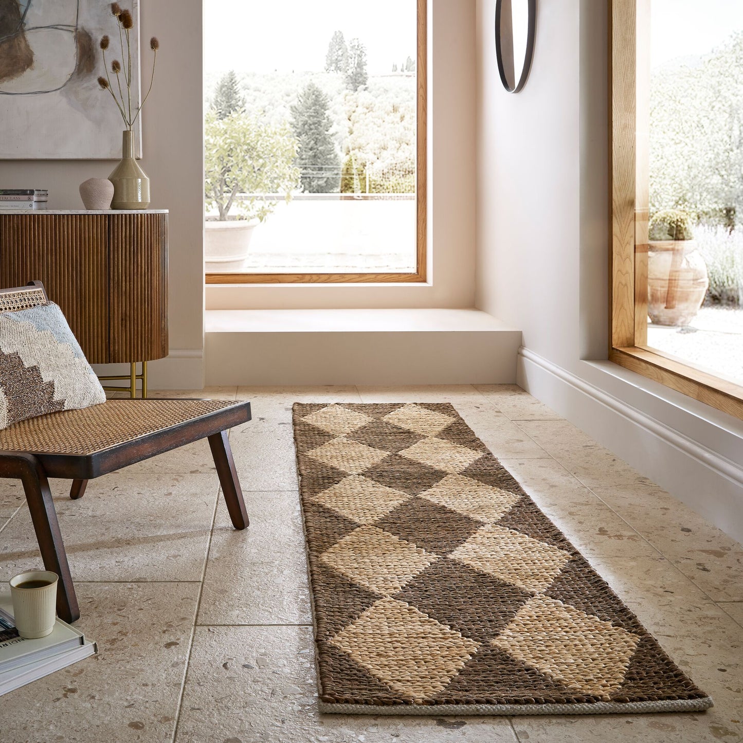 Tapis de couloir pure jute BALY