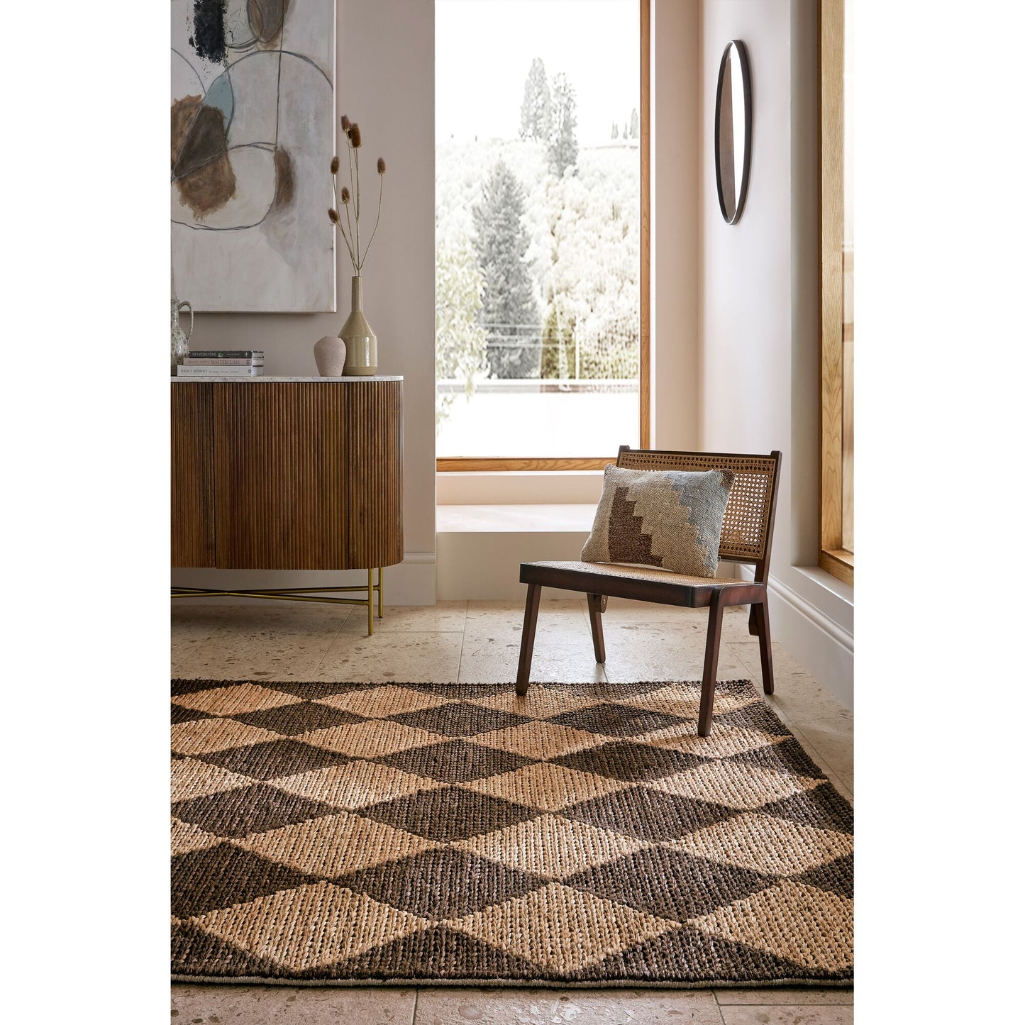 Tapis de salon et chambre pure jute BALY