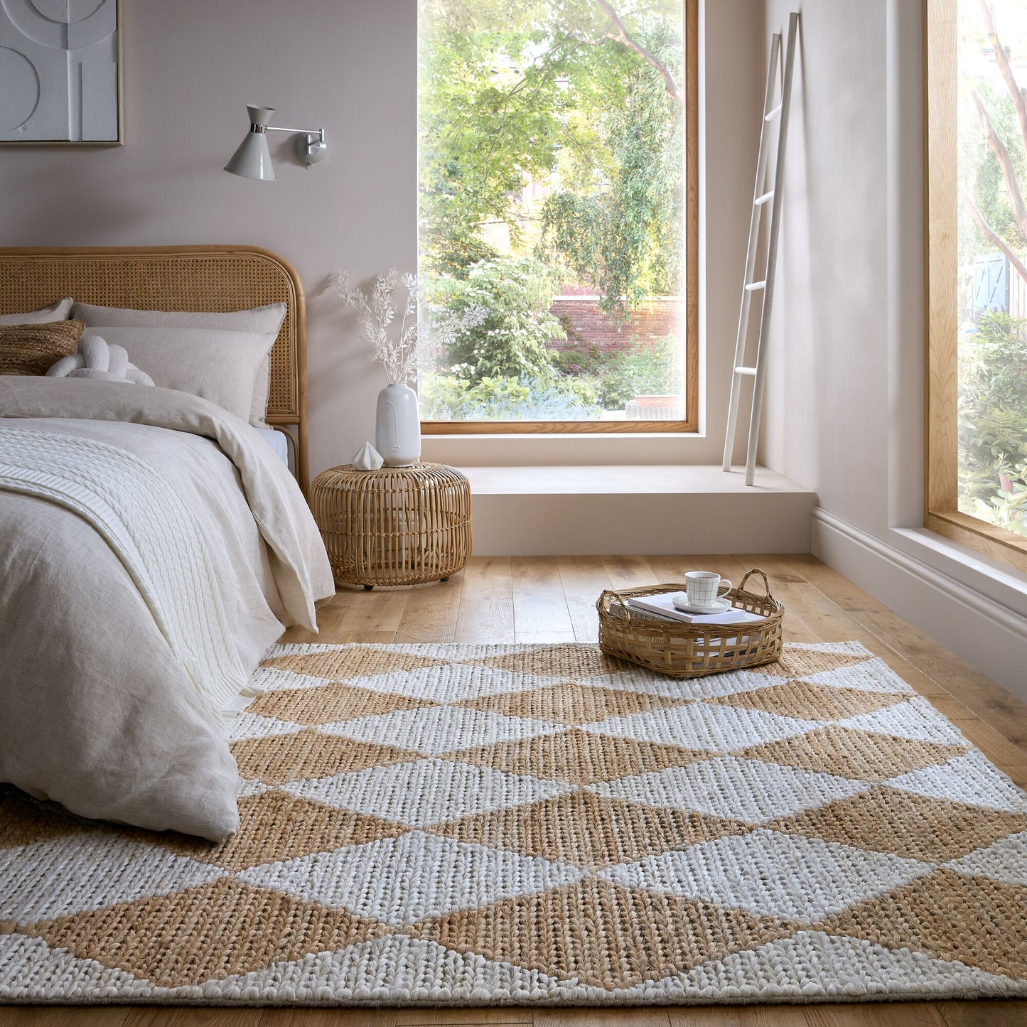 Tapis de salon et chambre pure jute BALY