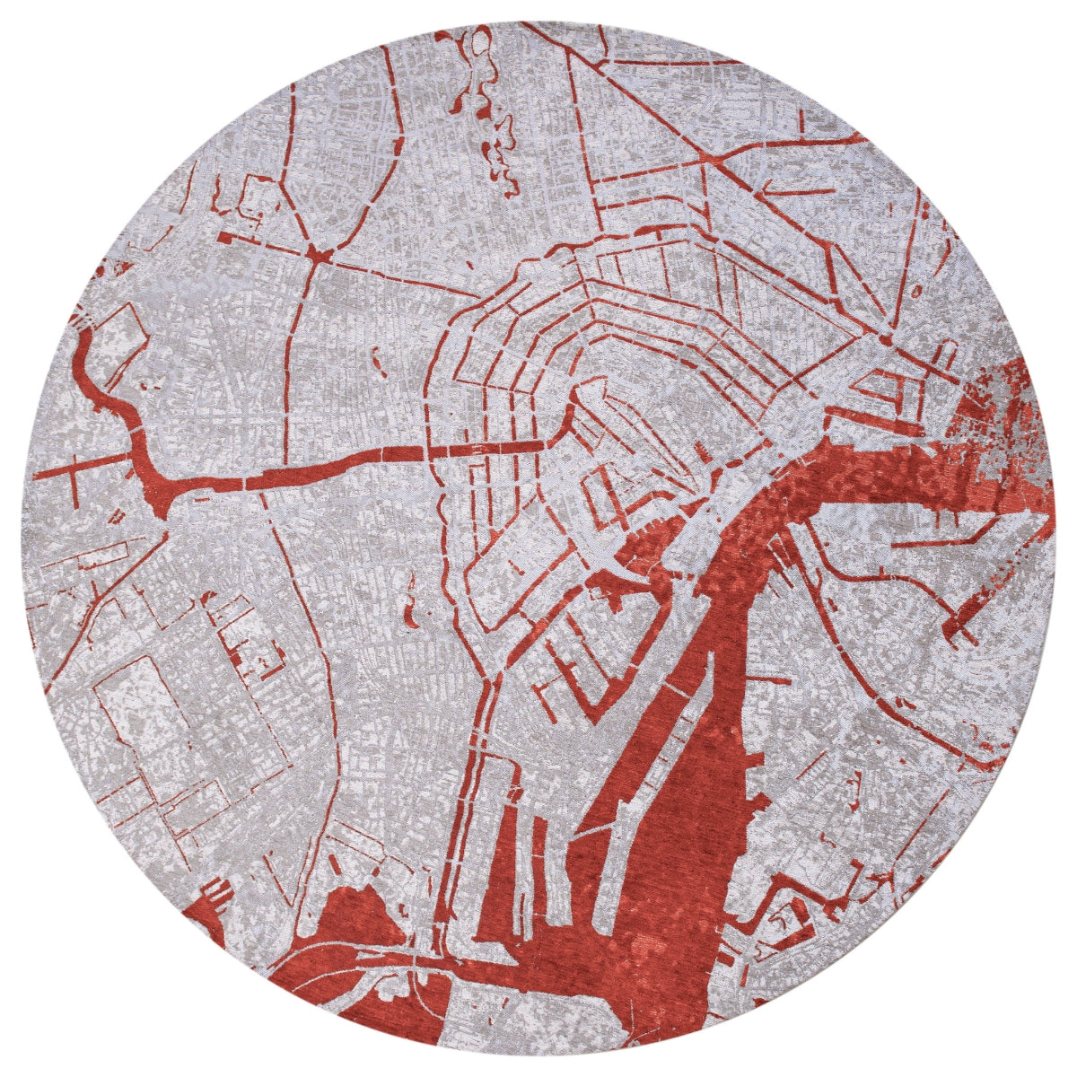 Tapis de salon moderne tissé plat CITY