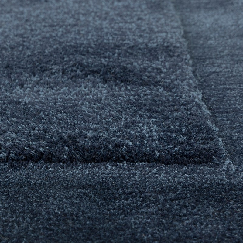 Tapis de salon moderne laine et viscose SHINE