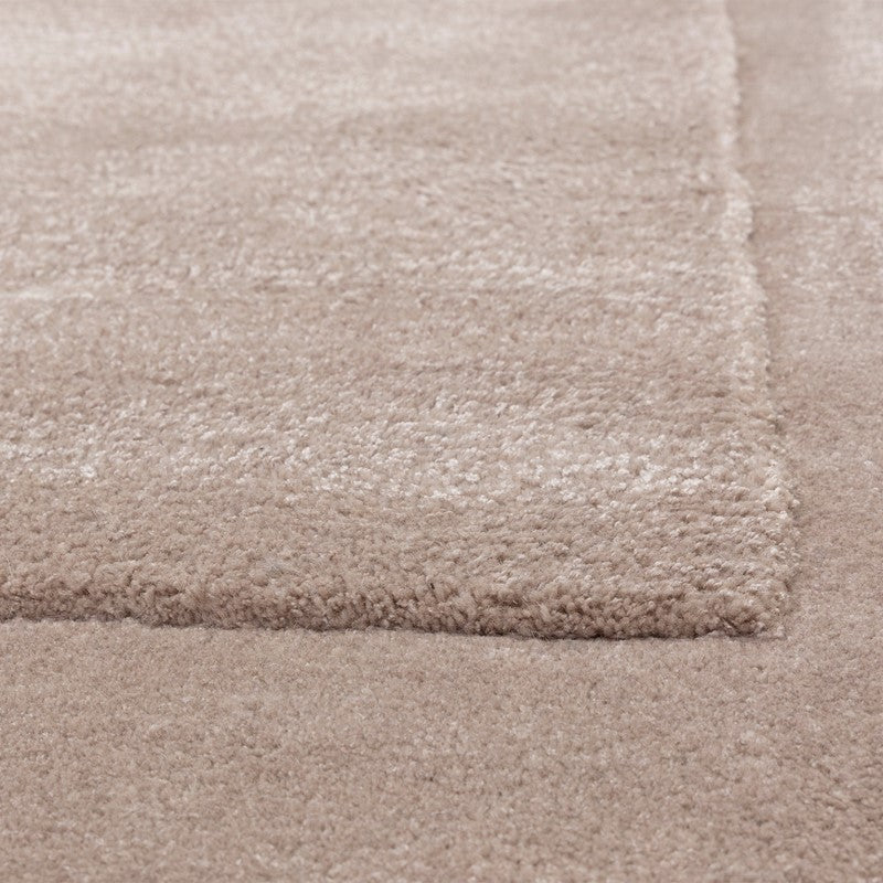 Tapis de salon moderne laine et viscose SHINE