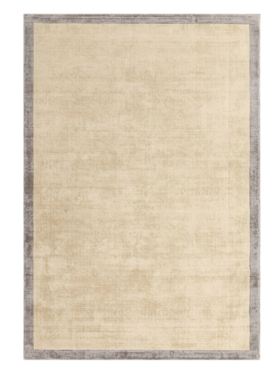 Tapis de salon tissé main en viscose LAME NEO