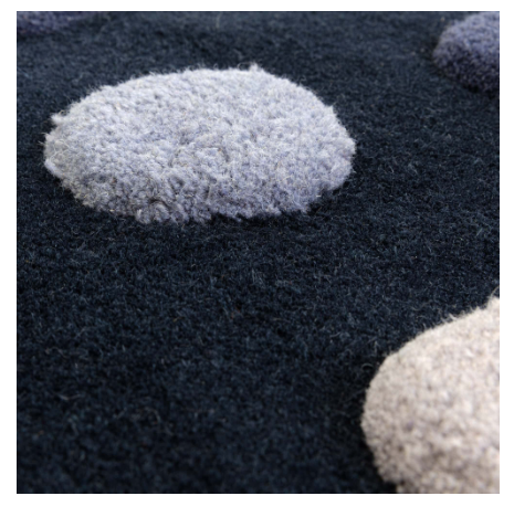 Tapis de salon moderne pure laine NEKO