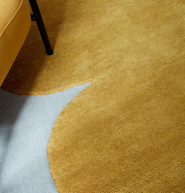 Tapis de salon moderne en laine ALFRESCO