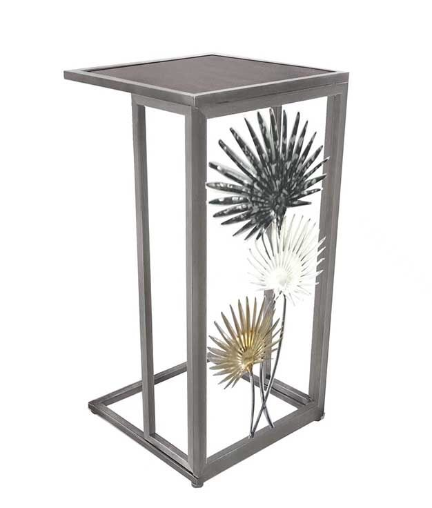 Mesa auxiliar moderna de metal PALMA