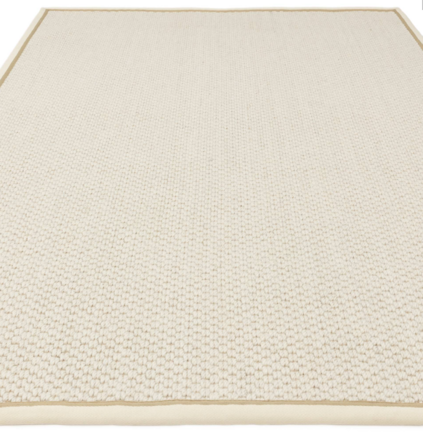 Tapis de salon moderne laine et jute ROKA
