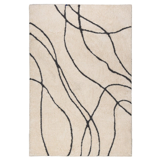 Alfombra de tejido plano BROOK para dormitorio y sala de estar