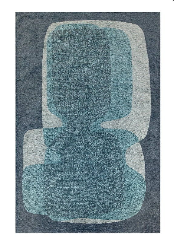 Tapis de salon moderne tissé plat TOUC TOUC