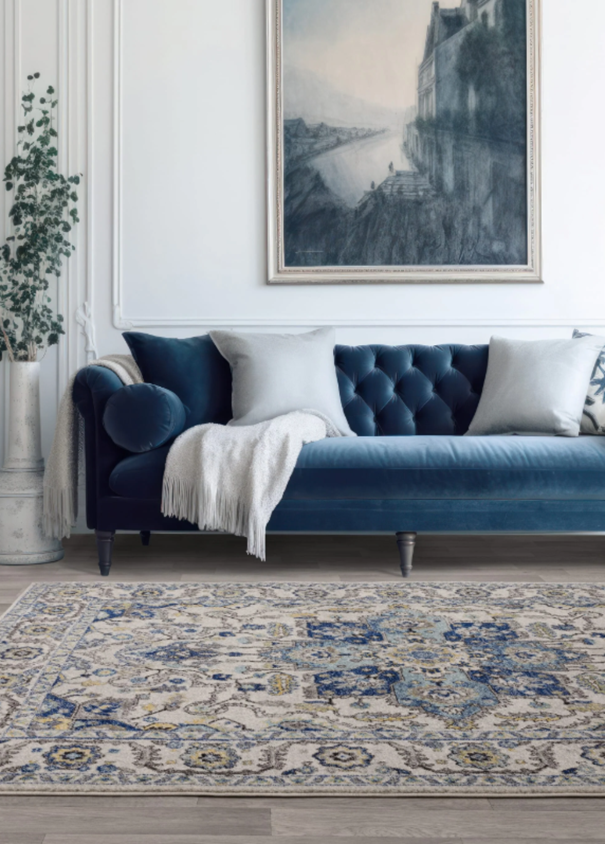 Alfombra de salón de estilo oriental CYRUS