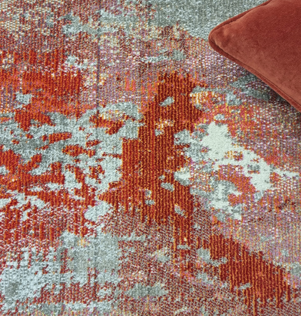 Alfombra moderna de tejido plano VOLCANO