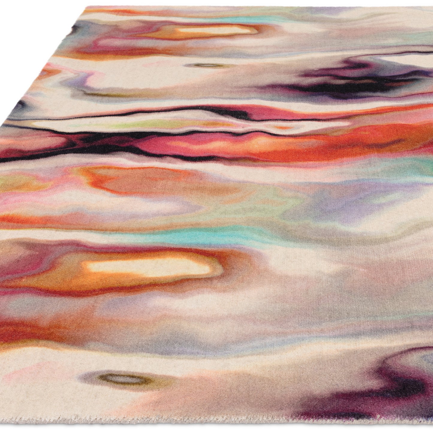 Tapis de salon moderne pure laine FACTO