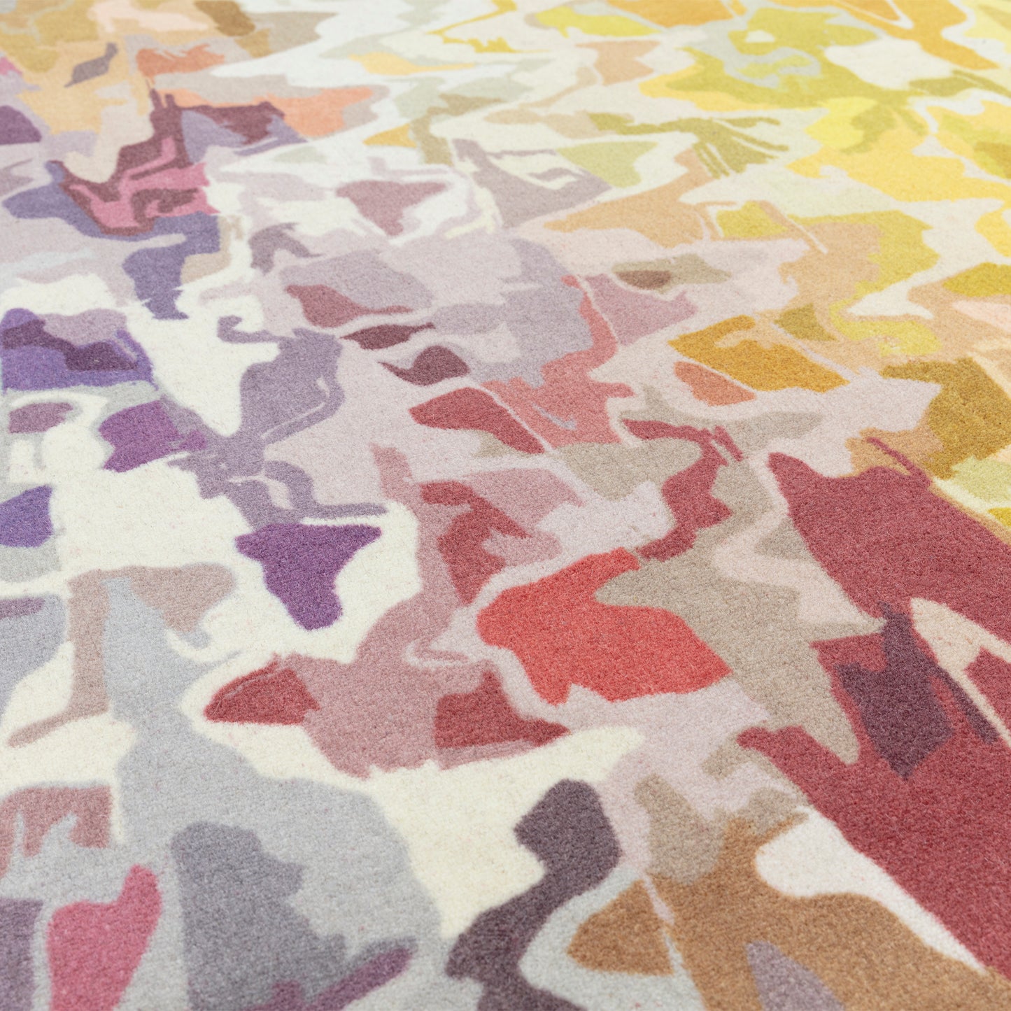 Tapis de salon moderne pure laine ILLUSION