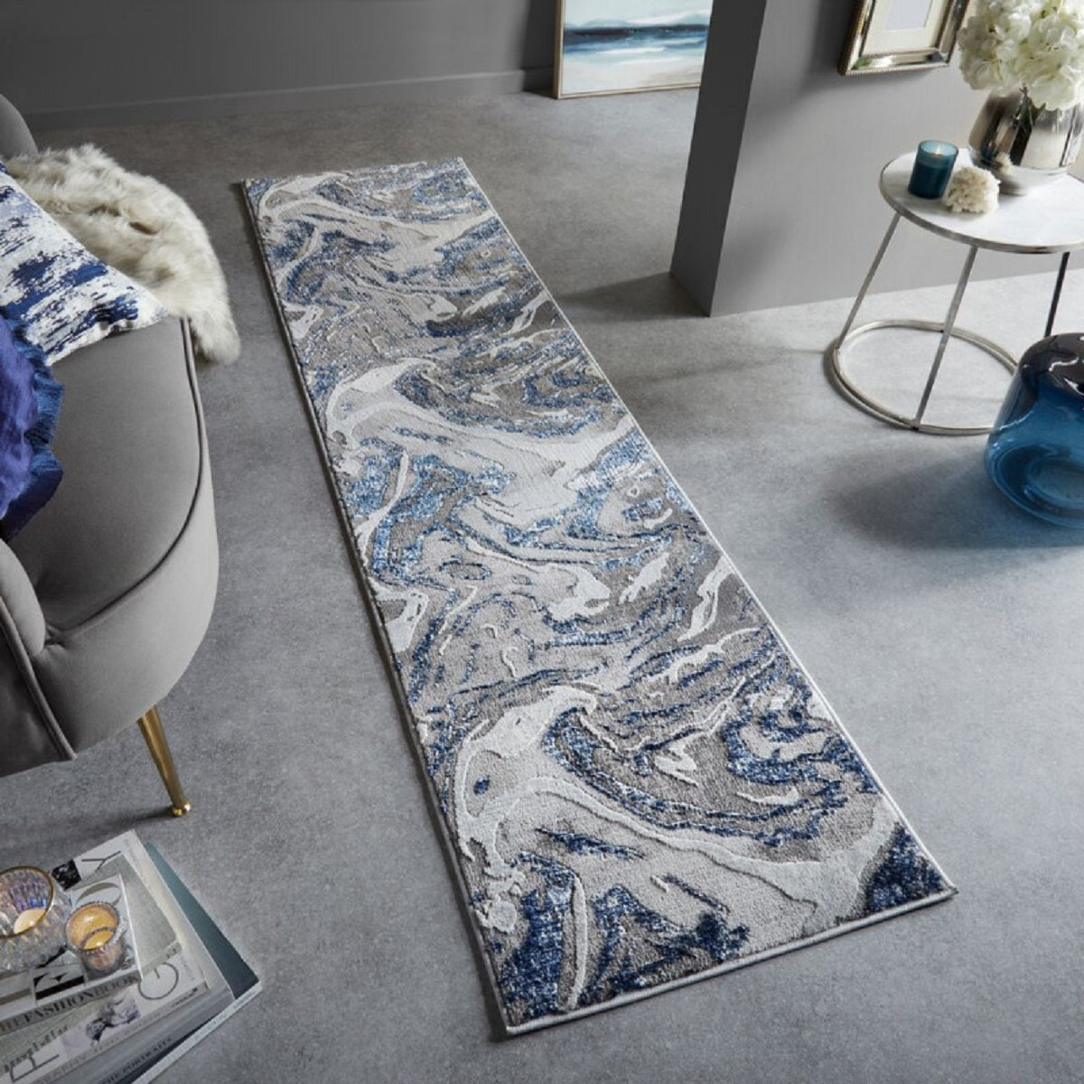 Tapis de couloir moderne tissé plat SIRE