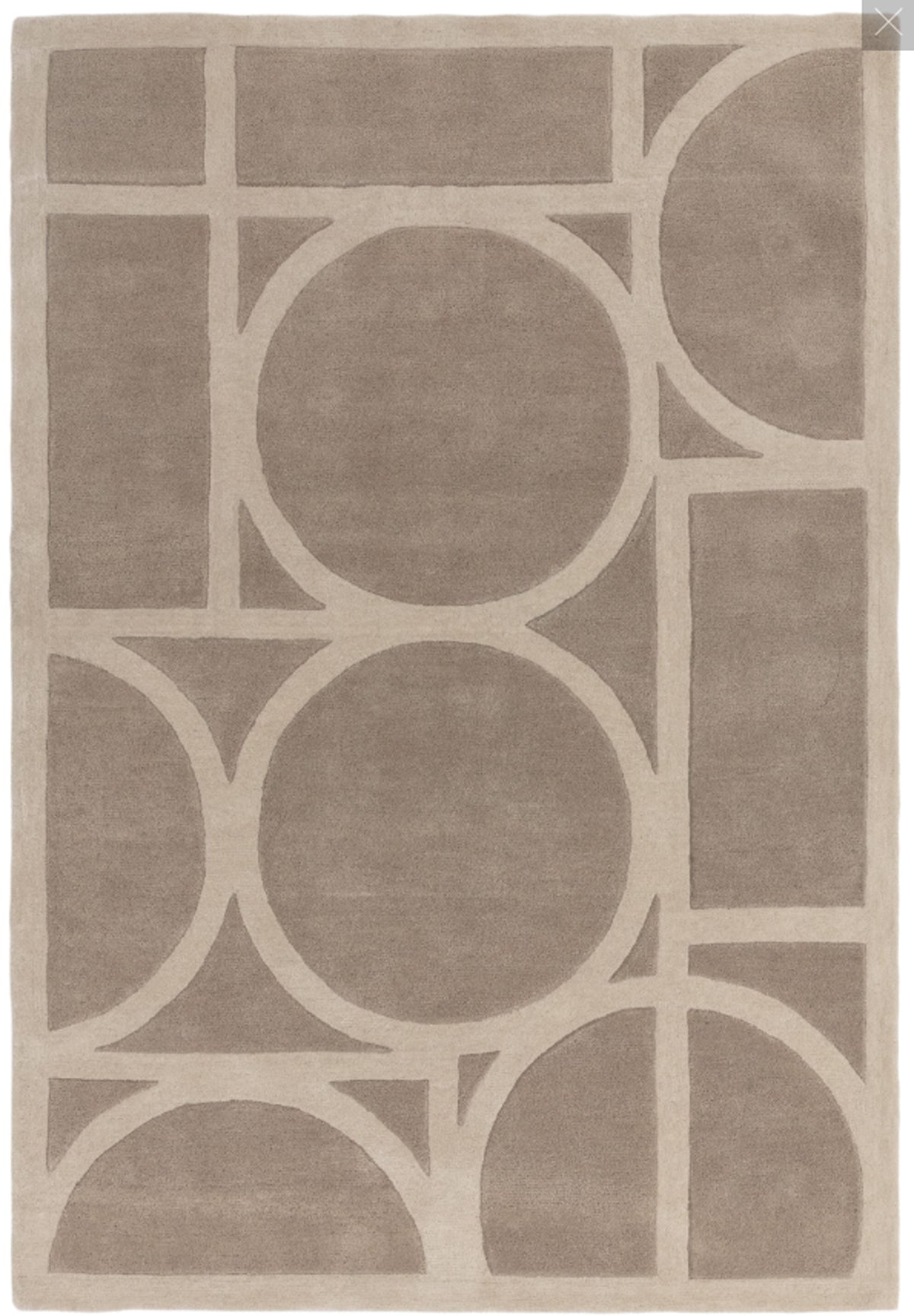 Tapis de salon moderne en laine SUBWAY